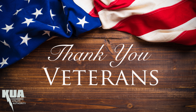 KUA Offices to close for Veterans Day