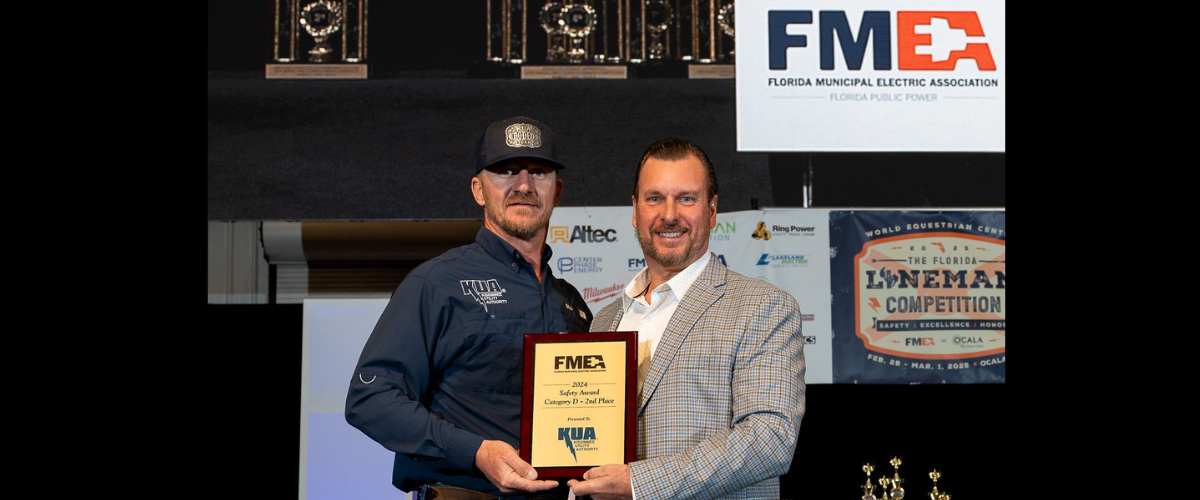 KUA Recognized with State, National Safety Awards