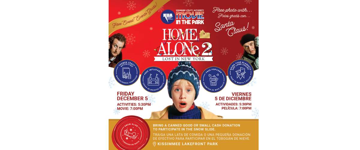 KUA to host free Movie in the Park featuring ‘Home Alone 2’